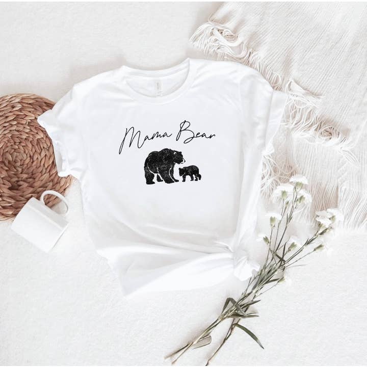 OAT COLLECTIVE - Wholesale Screen Printed T-Shirt - Women's - MAMA BEAR Graphic T-Shirt