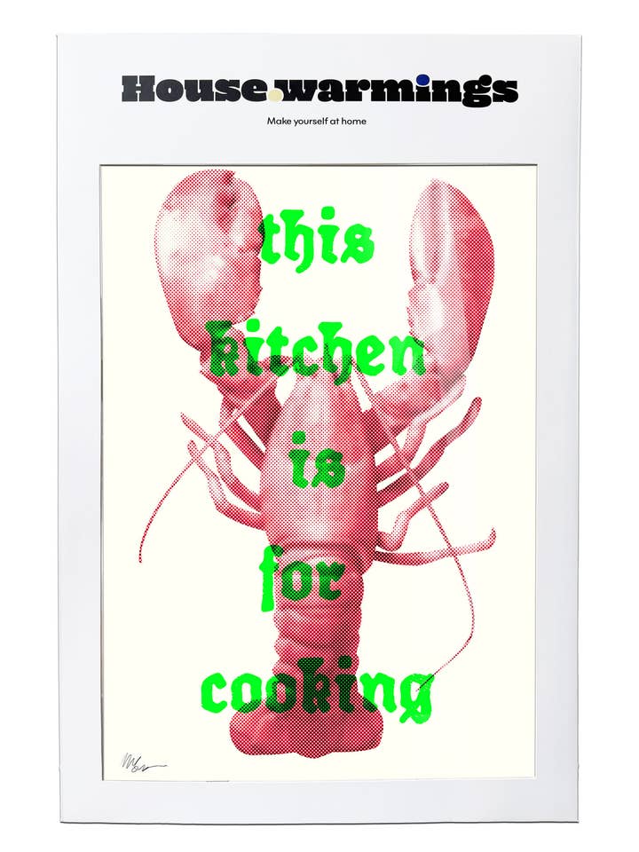 THIS KITCHEN IS FOR COOKING Art Print - A3 Size for wholesale by House.warmings