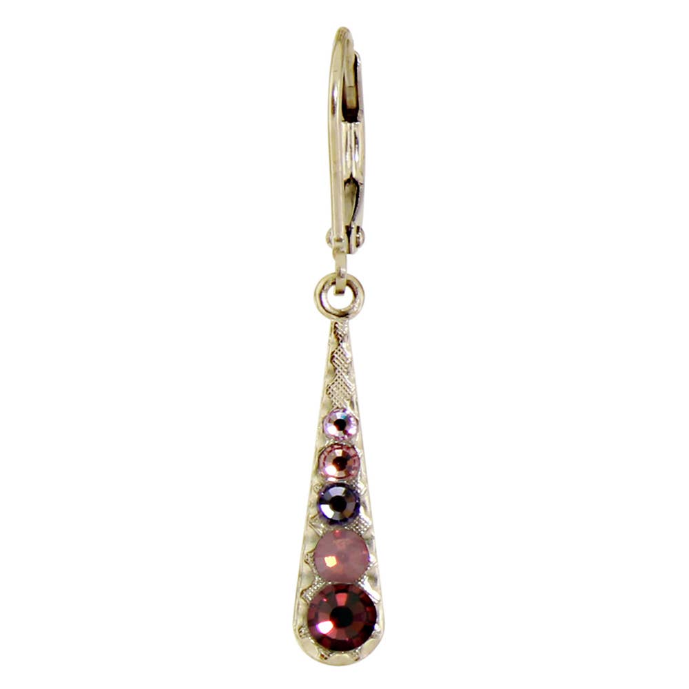 Baked Beads - Wholesale Dangle Earrings - Multi Crystal Teardrop Earring0