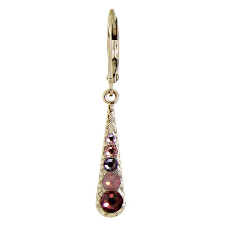 Baked Beads - Wholesale Dangle Earrings - Multi Crystal Teardrop Earring