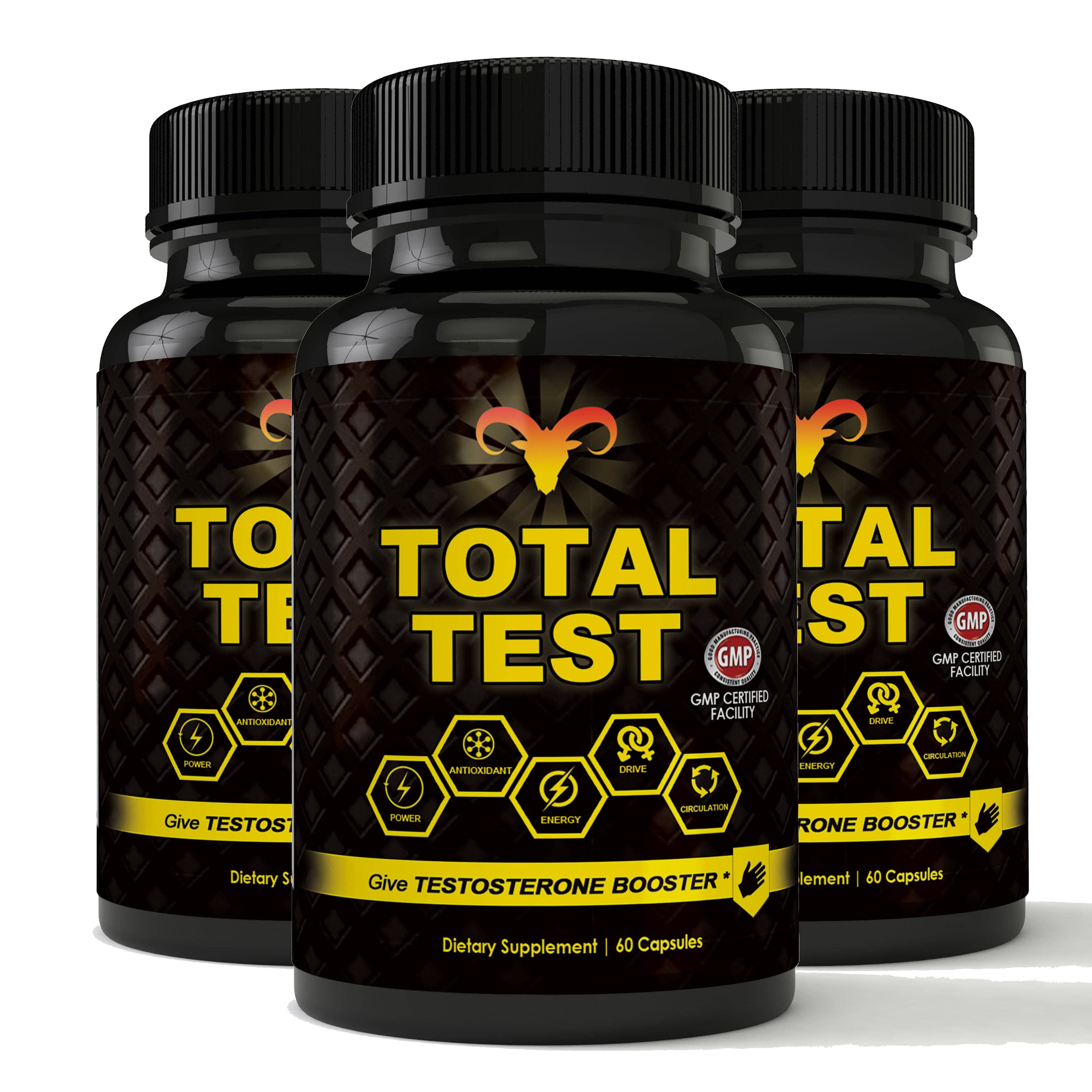 Totally Products – Suplemento/vitamina oral por atacado – Total Test Booster de Testosterona (60 cápsulas)4