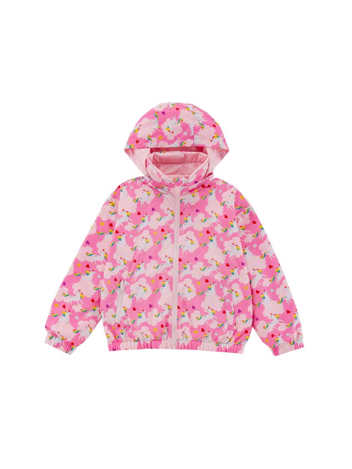 Veste coupe-vent réversible Max, Licorne dansante pour la vente par calonie