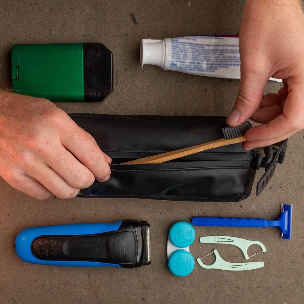 Gravel - Wholesale Toiletry Bag - Unisex - Explorer MINI™ Toiletry Bag - Minimal Travel4