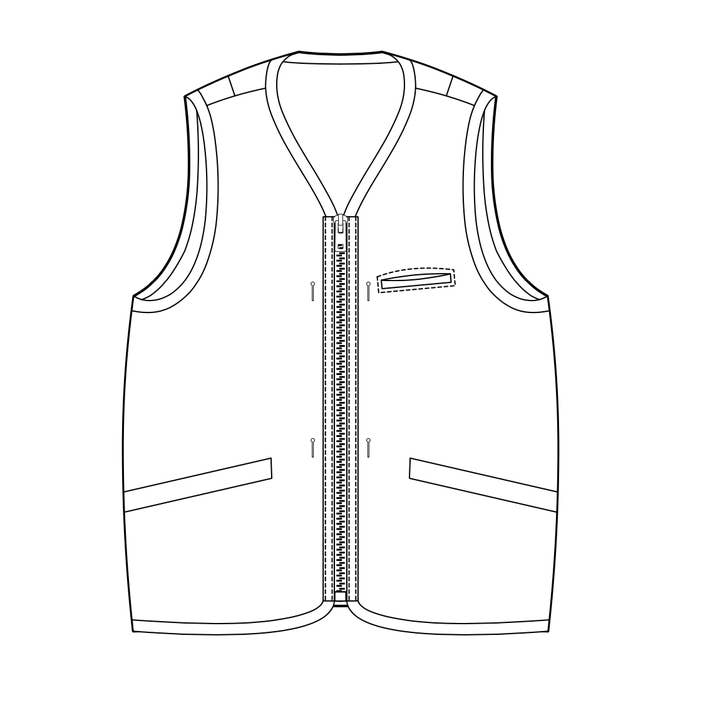Hill Station Reversible Vest for wholesale by Of—No Nation