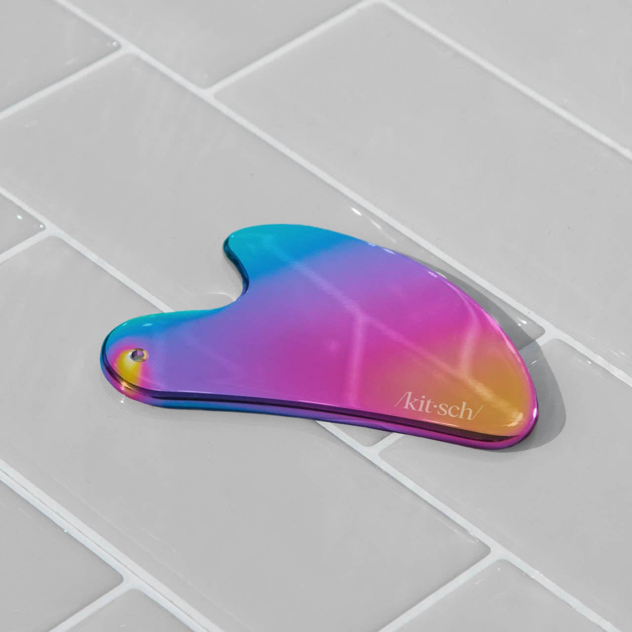 KITSCH - Wholesale Gua Sha Tool - Kitsch Stainless Steel Gua Sha - Iridescent4