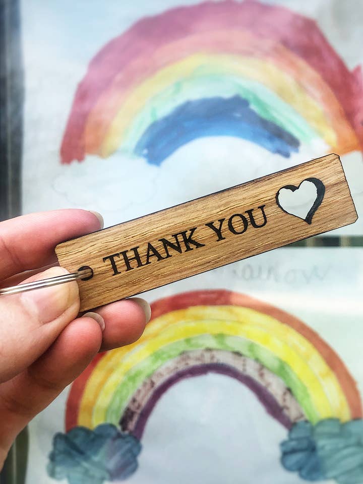 Solid Oak Key Ring for engroshandel hos Holder and Hook