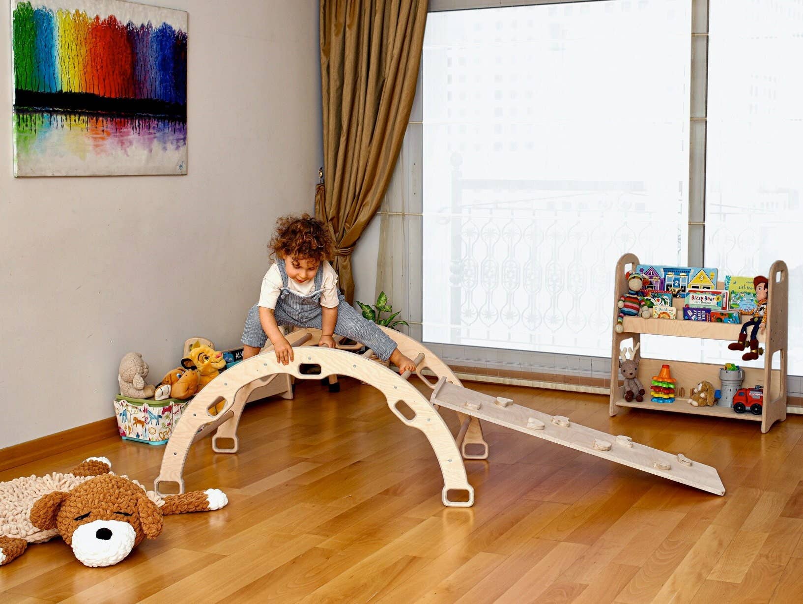 kidodido - Wholesale Wood Toy - Kids - Toddler Climbing Gym, Gift For 2 Year Old, Baby Toys6