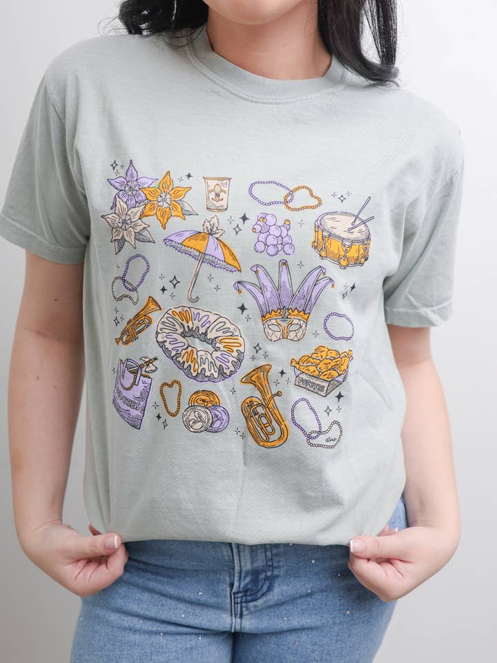 Mardi Gras Essentials | Mardi Gras Shirts for wholesale by Sweet Baton Rouge