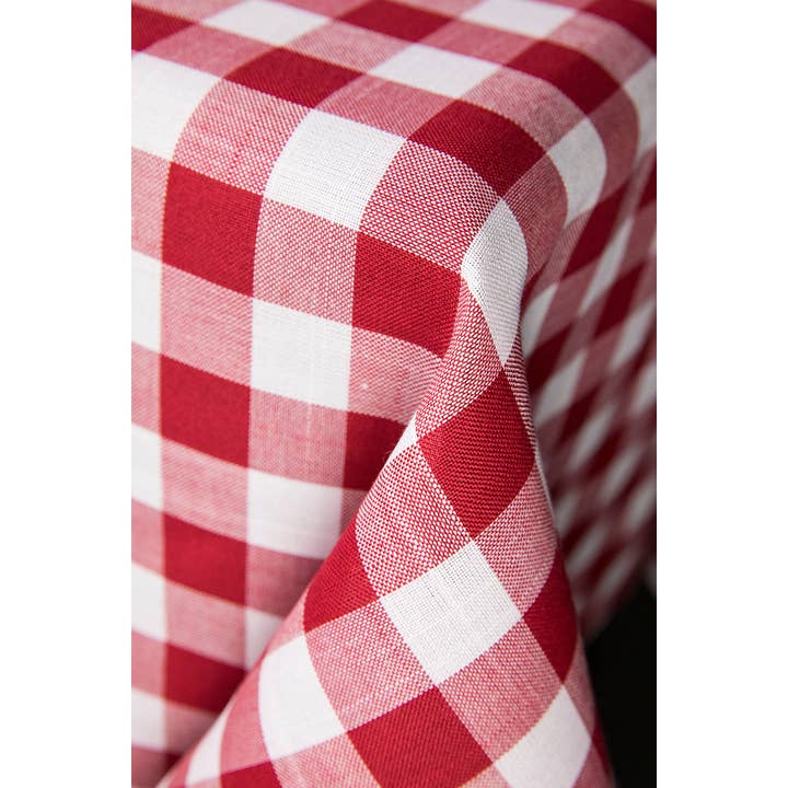 Xia Home Fashions & Manor Luxe - Wholesale Tablecloth - Gingham Check Square Tablecloth4