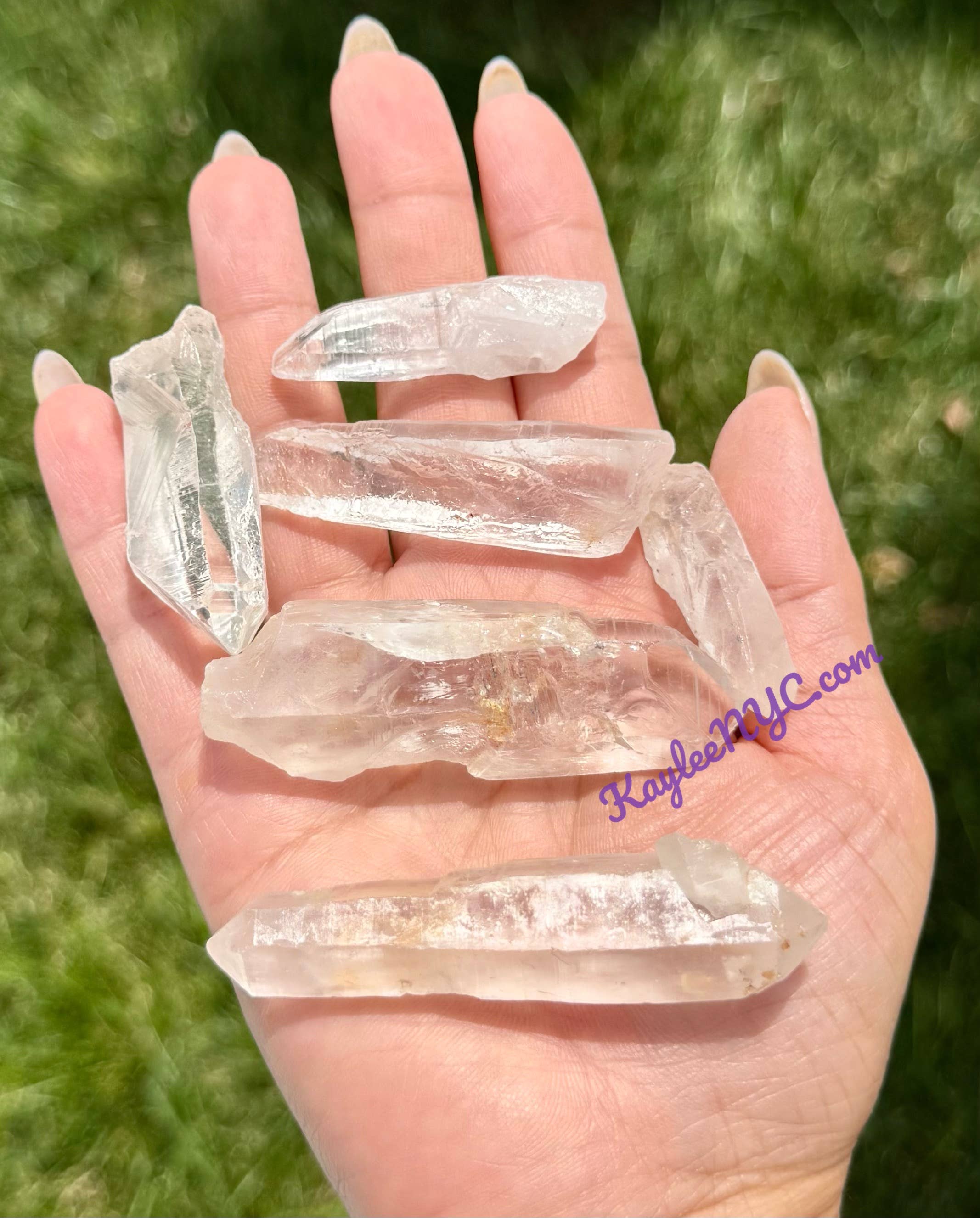 KayleeNYC - Wholesale Spiritual Stone/Crystal - Wholesale Lot 1 Lb Natural Lemurian Quartz Wand Raw Crystal8