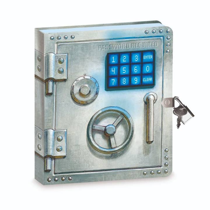 Peaceable Kingdom - Lock & Key Diary - Password Required for wholesale by Just Imagine Toys