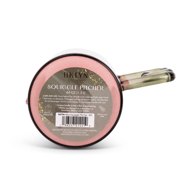 Core Home - Wholesale Pitcher - 44oz Squiggle Pitcher - RST1