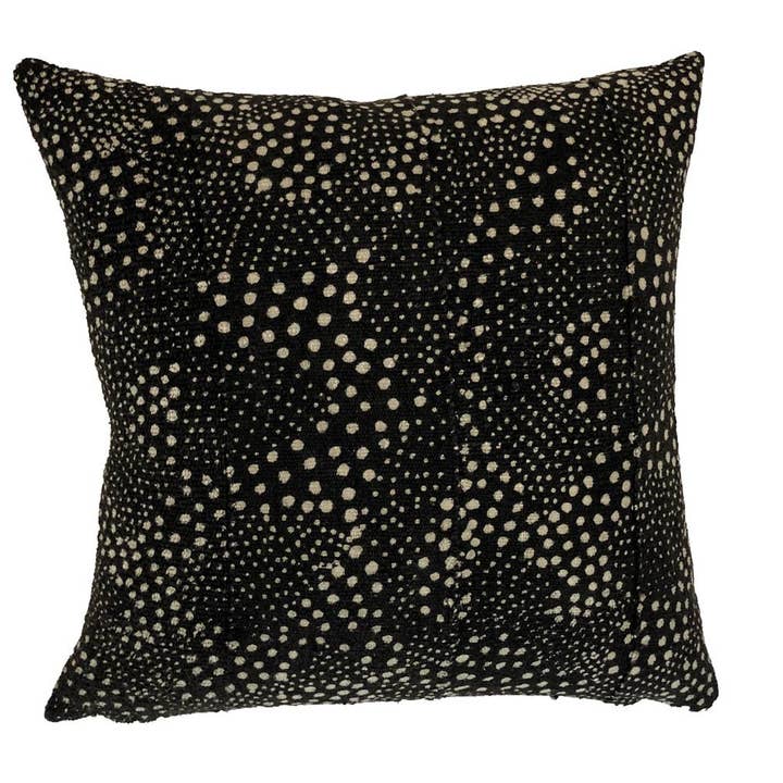 Nuit étoilée en tissu de boue noir pour la vente par Poppiejanes