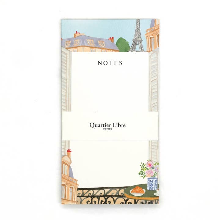Bloc de notas Desayuno en París Barrio Libre para venta al por mayor de Quartier Libre Papier