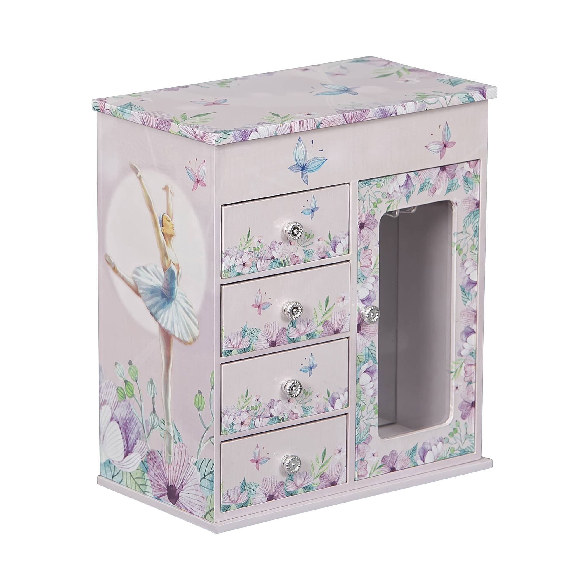Mele and Co - Wholesale Jewelry Box/Organizer - Kids - Mele and Co Liliana Girls Musical Ballerina Jewelry Box2