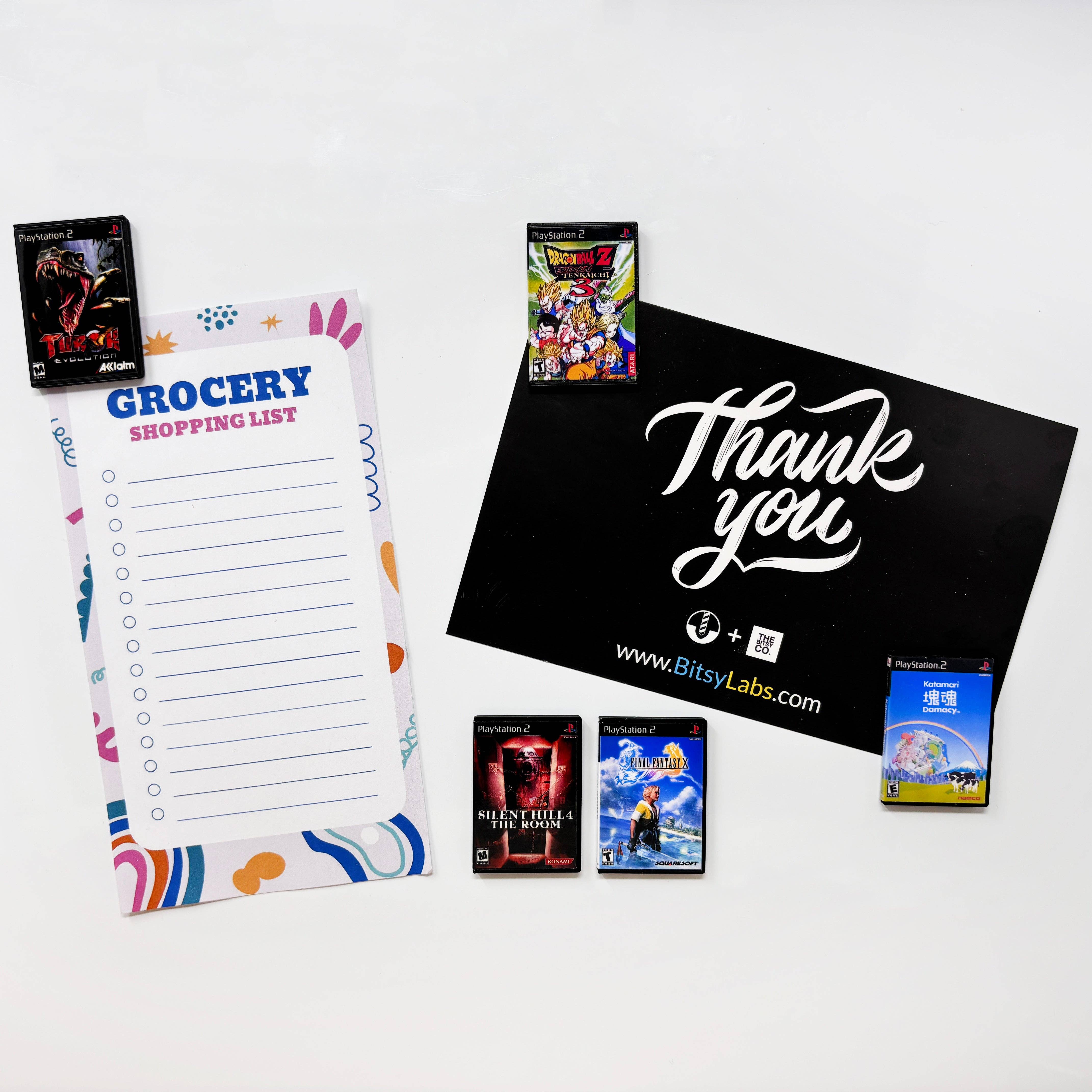 BitsyLabs - Vente Aimants - Aimants de jeu PS2 (petits)7