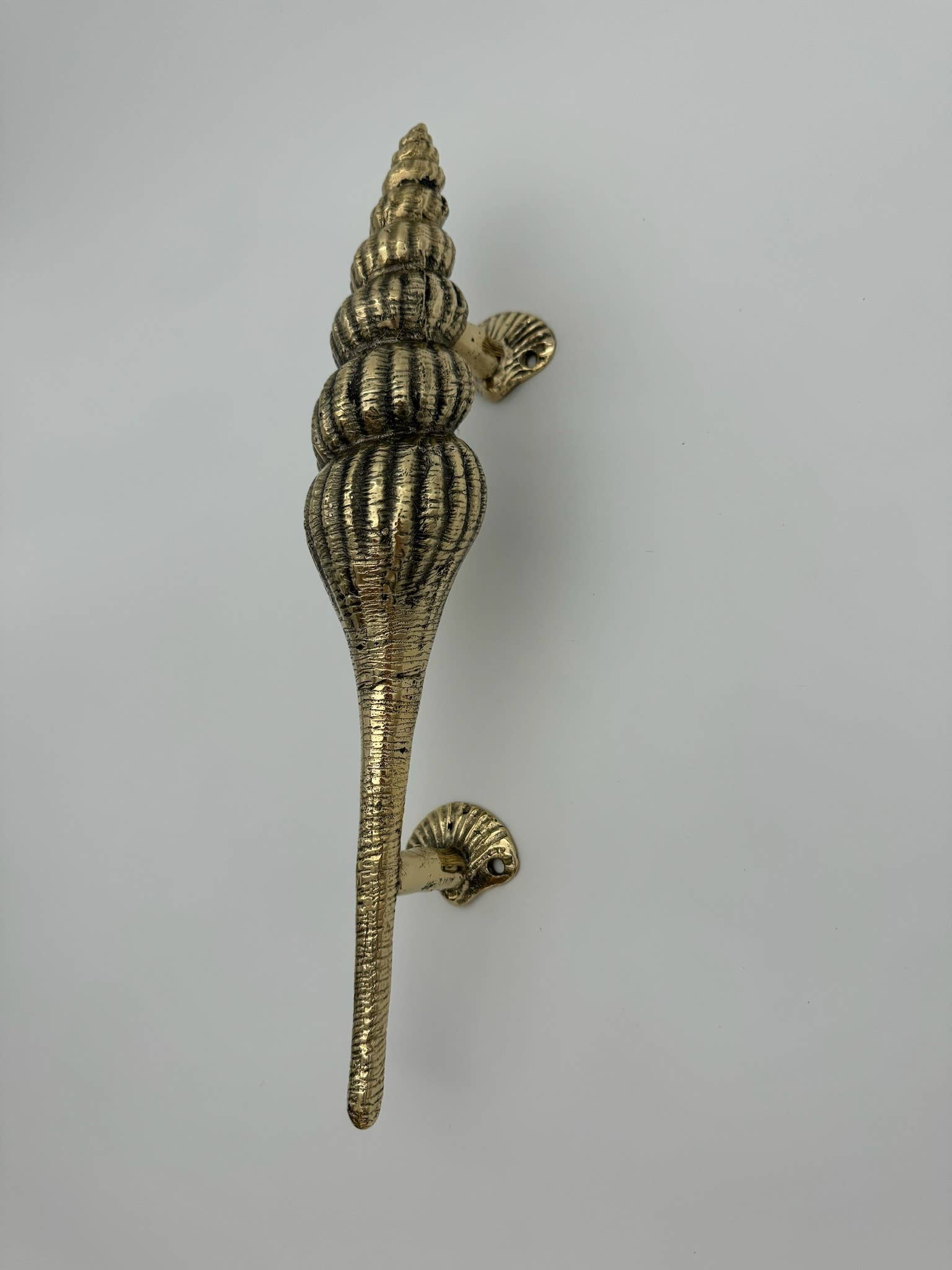 Bronze Betty - Wholesale Knob/pull - Spiral Shell Door Handle, 40cm, Bronze Handmade3