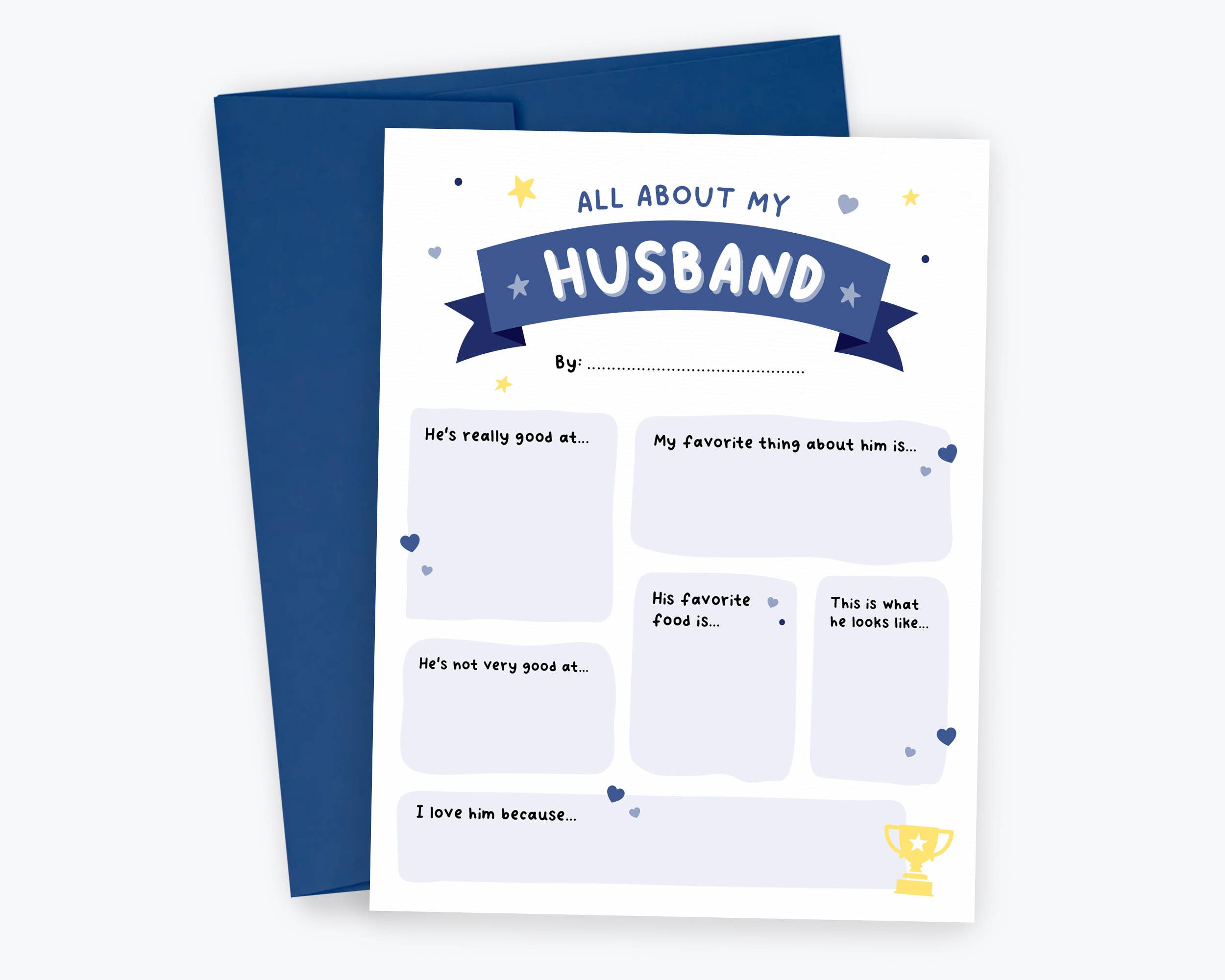 Kreate Paper Co. - Wholesale Anniversary Card - All About My Husband, Anniversary Card Birthday, Best Seller2