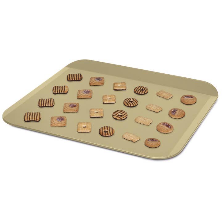 Guardini - Venta al por mayor Bandeja/lámina de horno - Bandeja para galletas con revestimiento antiadherente natural fabricada en Italia1