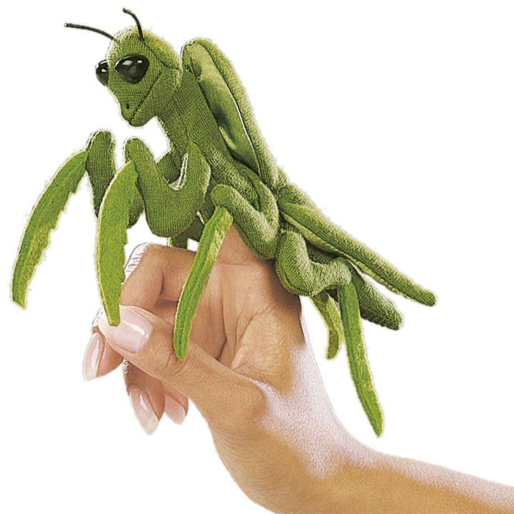 FOLKMANIS-PUPPETS - Wholesale Finger Puppet - Kids & Baby - Mini Praying Mantis/Mini Praying Mantis 2610