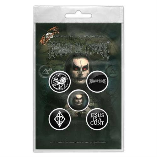 Scorpio Posters - Wholesale Music Accessory - Cradle of Filth Button set (pack of 5)0