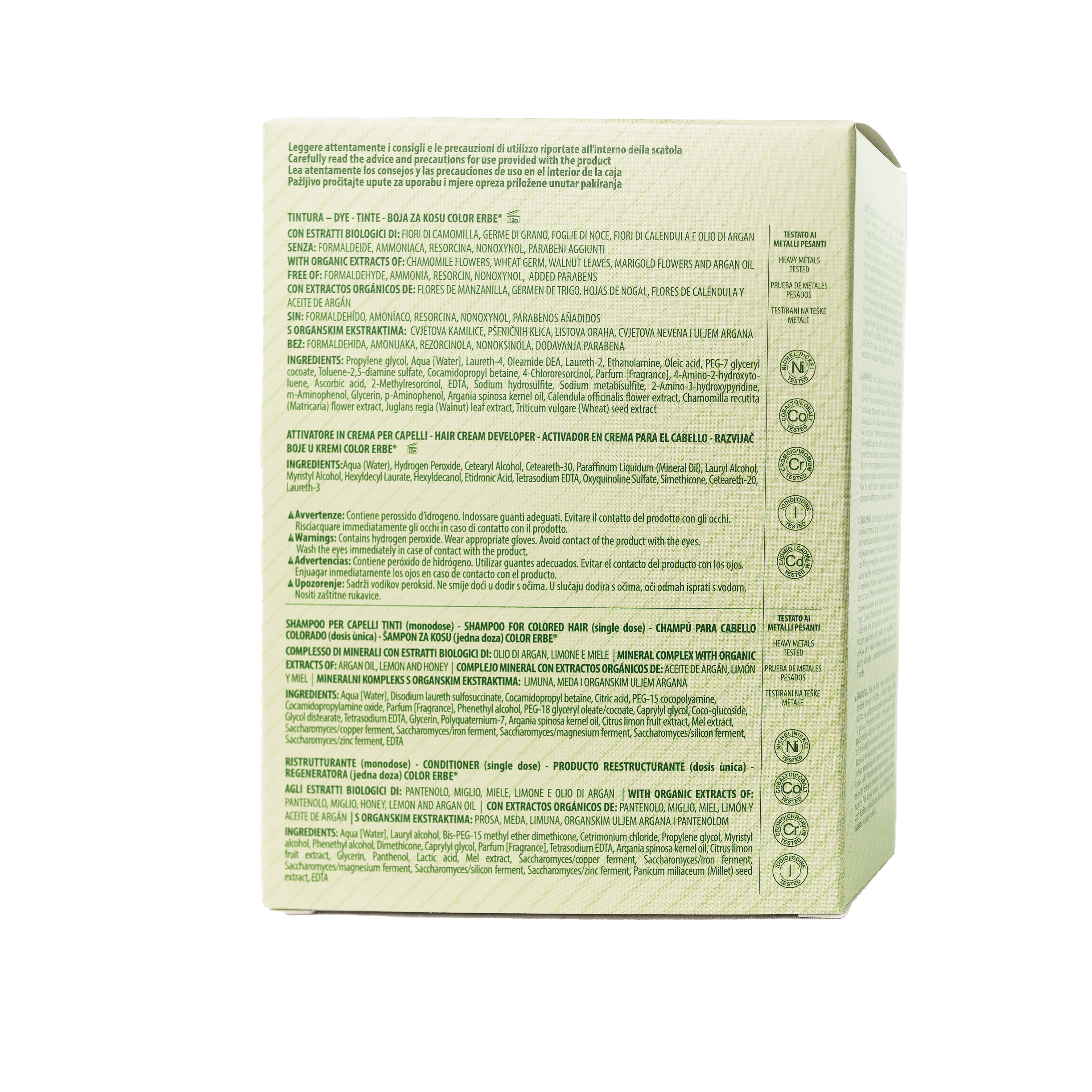 COLOR ERBE - Wholesale Hair Dye - Color Erbe Estr. Dye Organic Chocolate (5.31) - Made in Italy6