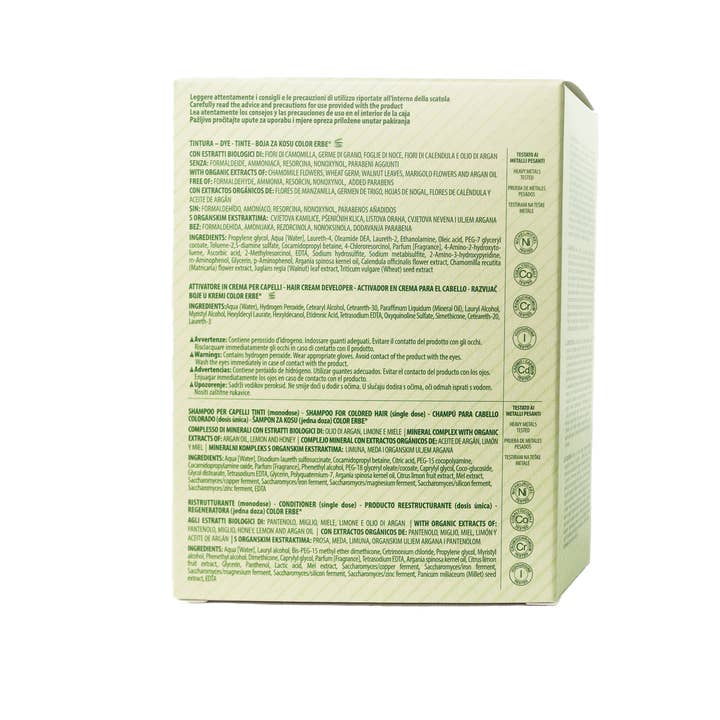 COLOR ERBE - Wholesale Hair Dye - Color Erbe Estr. Dye Organic Chocolate (5.31) - Made in Italy6