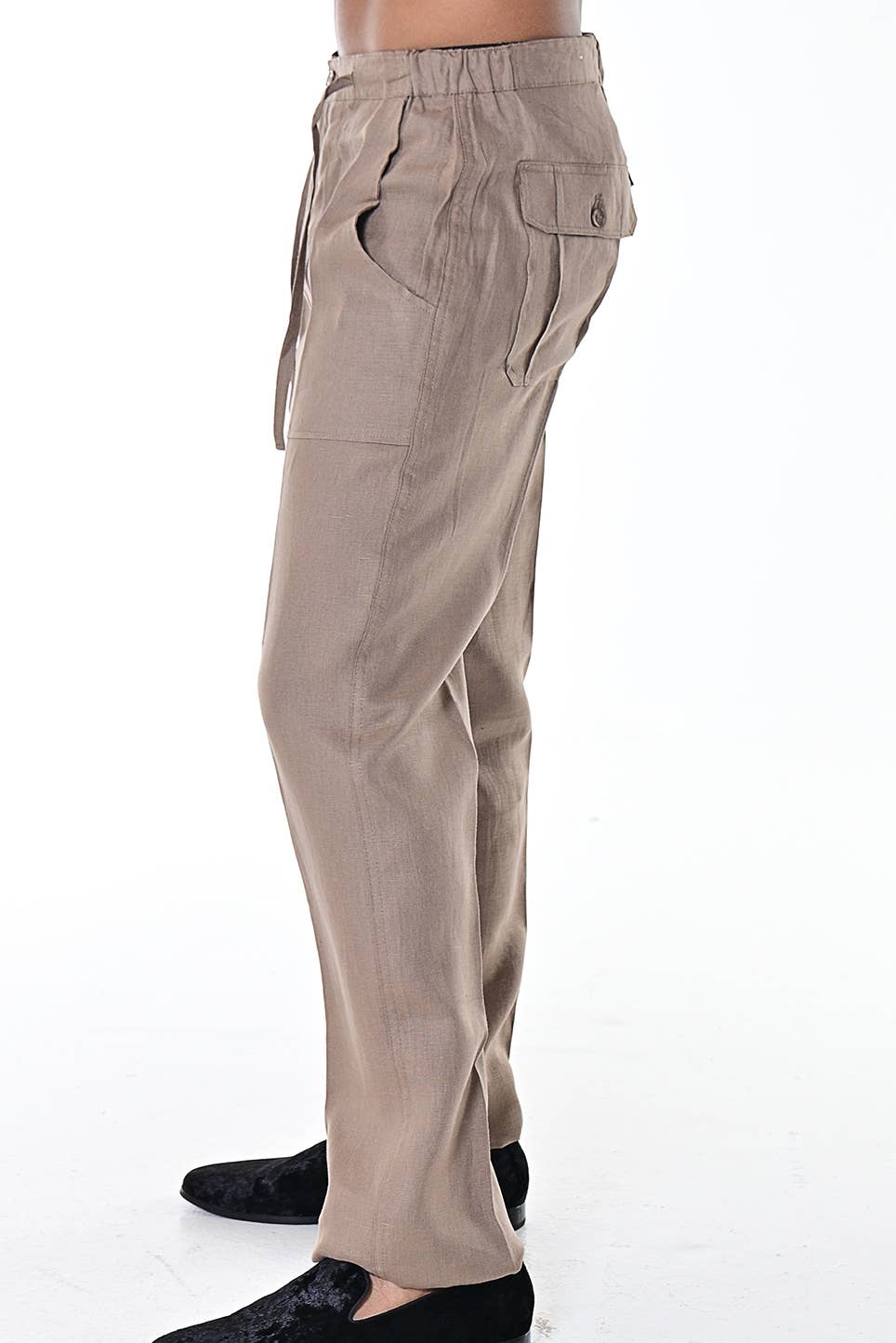 Azucar & Bohio - Wholesale Pants - Men's - Men's 100% Linen Casual Drawstring Pants MLP19-C XL-XXXL2