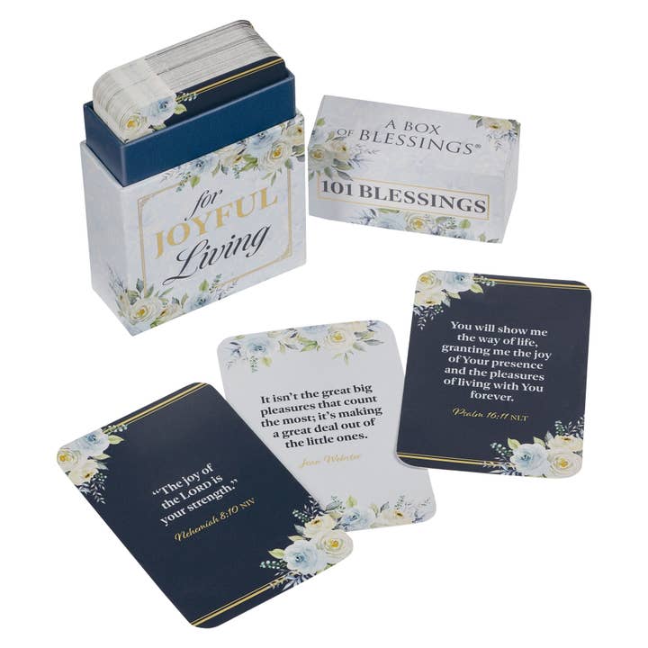 Christian Art Gifts - Wholesale Religious Card - Box of Blessings for Joyful Living