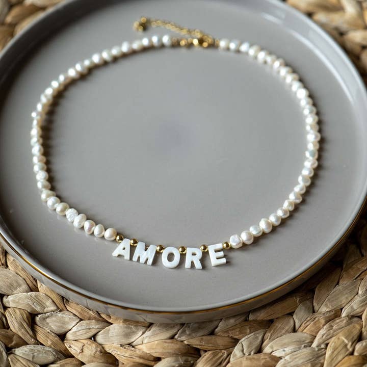 Duestelle Italia - Wholesale Beaded/Pearl Necklace - Love necklace7