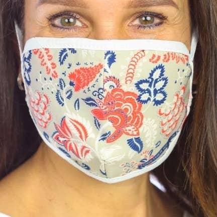 Paisley Triple Layer Protection Face Mask - Pack of 2 for wholesale by Norms