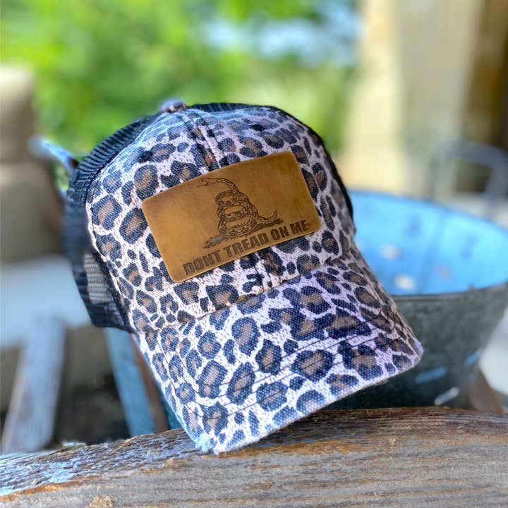 Don’t Tread on Me Leather Patch Hat for wholesale by The Hometown Company