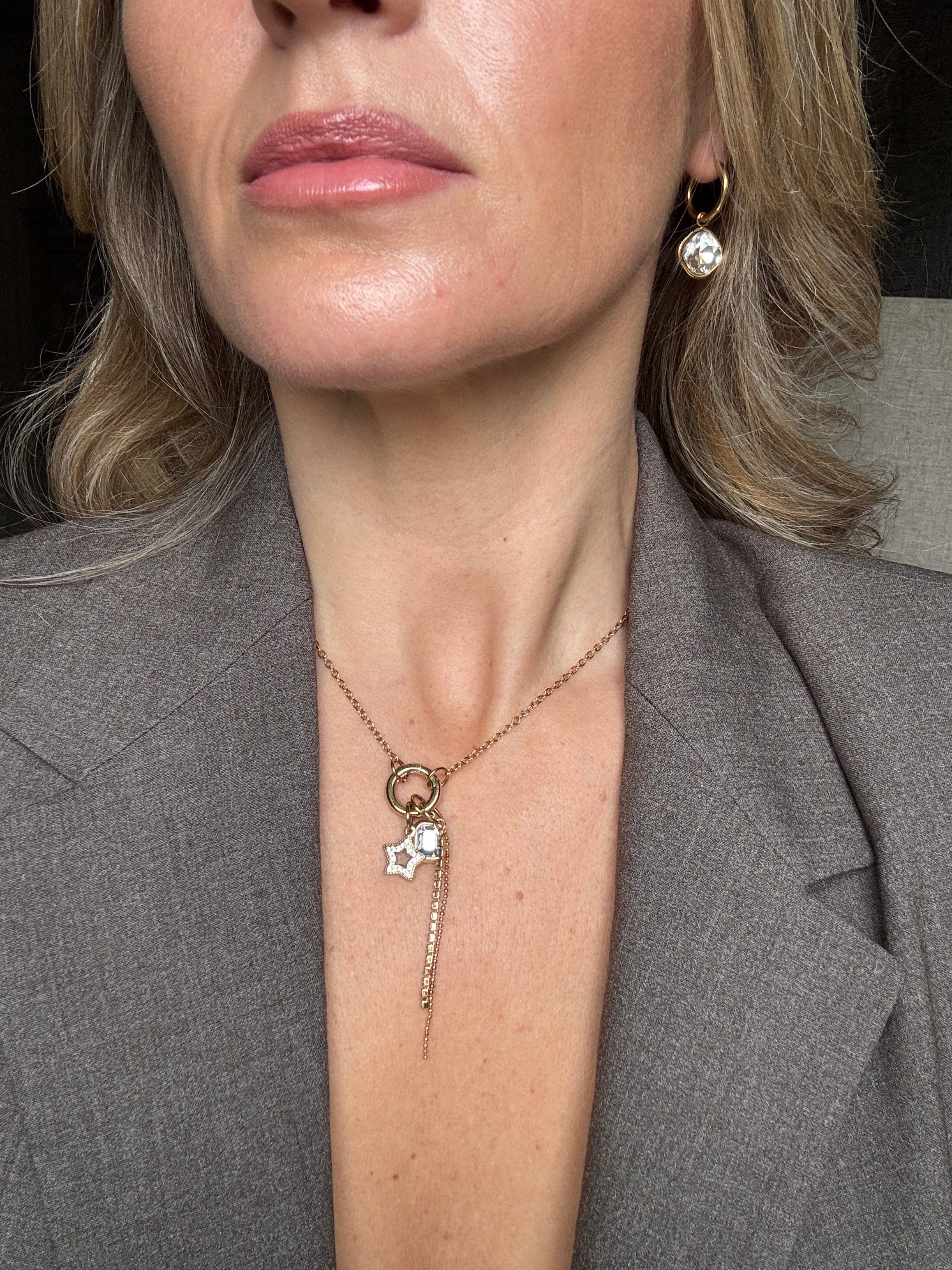 Wild Spirit London - Wholesale Pendant/Charm Necklace - The Twilight Glimmer Gold Plated Waterproof Necklace0