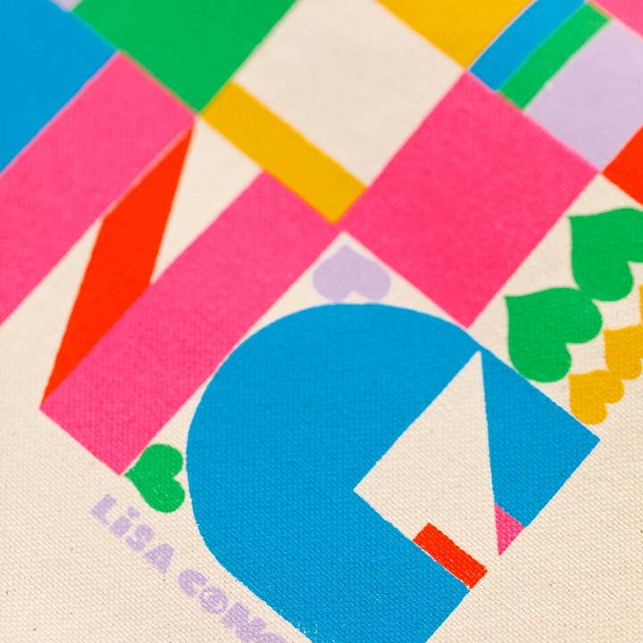 Lisa Congdon Art & Illustration - Wholesale Tote Bag - Unisex - Keep Going Canvas Tote3