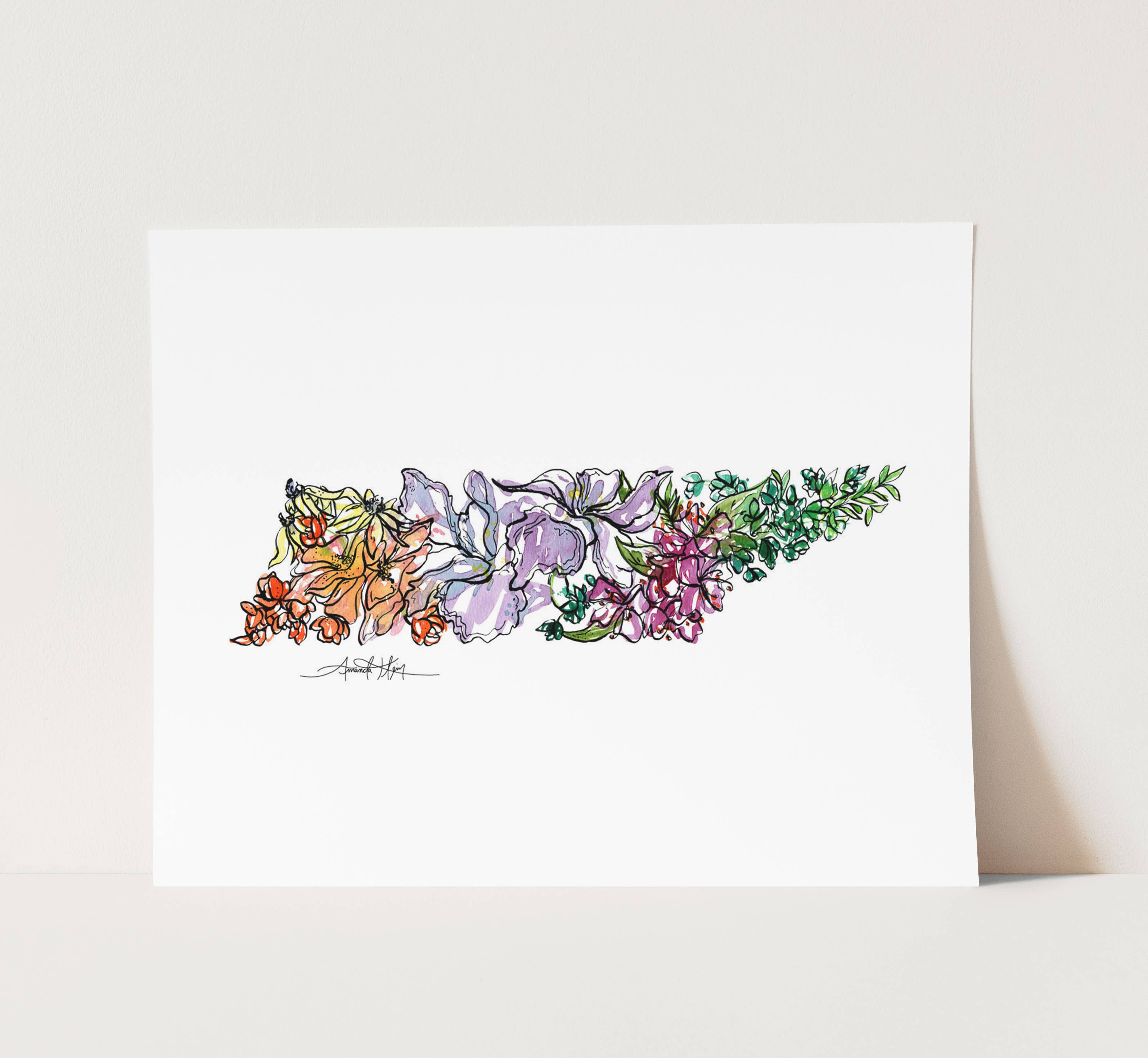 Amanda Klein Co. - Wholesale Art Print - Tennessee Fine Art Print0