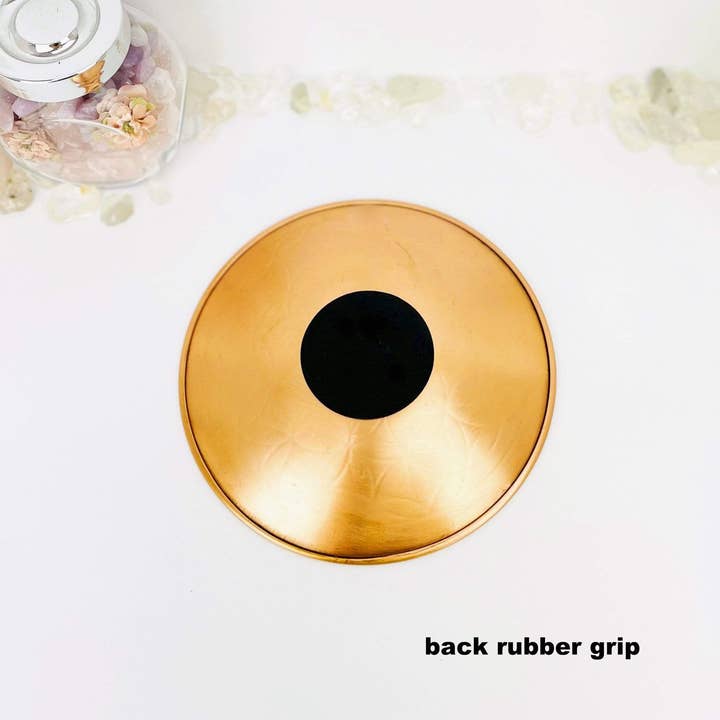 Rock Paradise - Wholesale Decorative Plate/Dish/Bowl - Crystal Copper Flower Of Life Grid offering bowl - (RK15-17)4