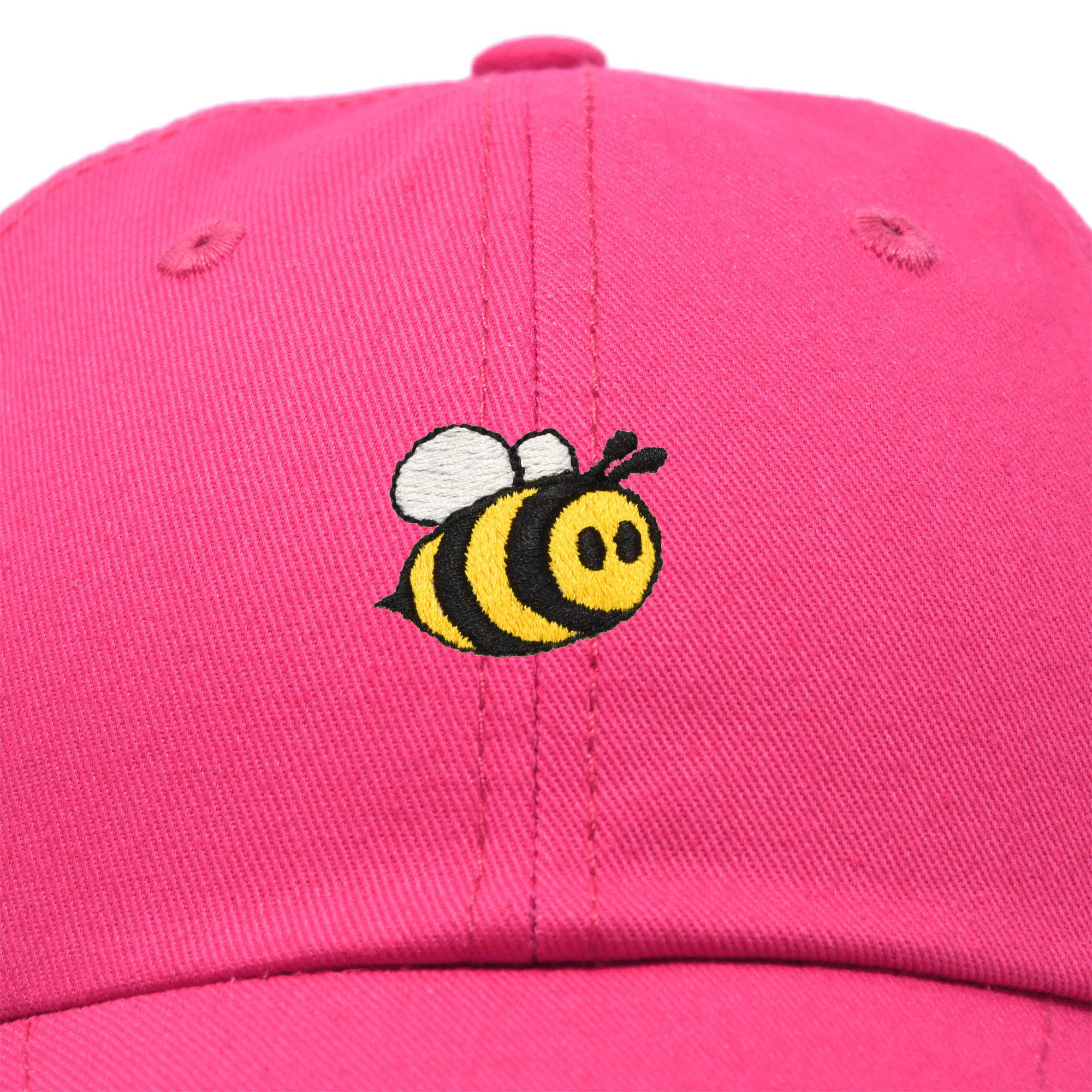 Dalix - Wholesale Baseball Cap - Unisex - DALIX Bumble Bee Baseball Cap Dad Hat Embroider Womens Girls25