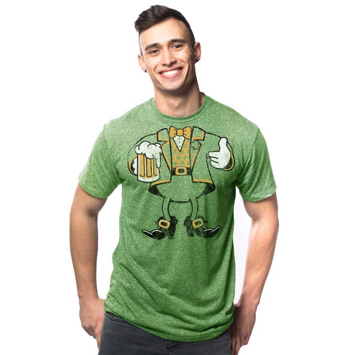 Solid Threads - Wholesale Screen Printed T-Shirt - Unisex - Leprechaun Look-A-Like T-shirt1