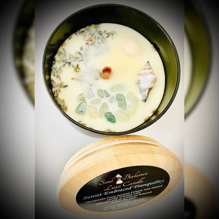 Soul Balance avsikt ljus: solnedgång omfamnade lugn för wholesale av Soul Balance Soap & Candles LLC