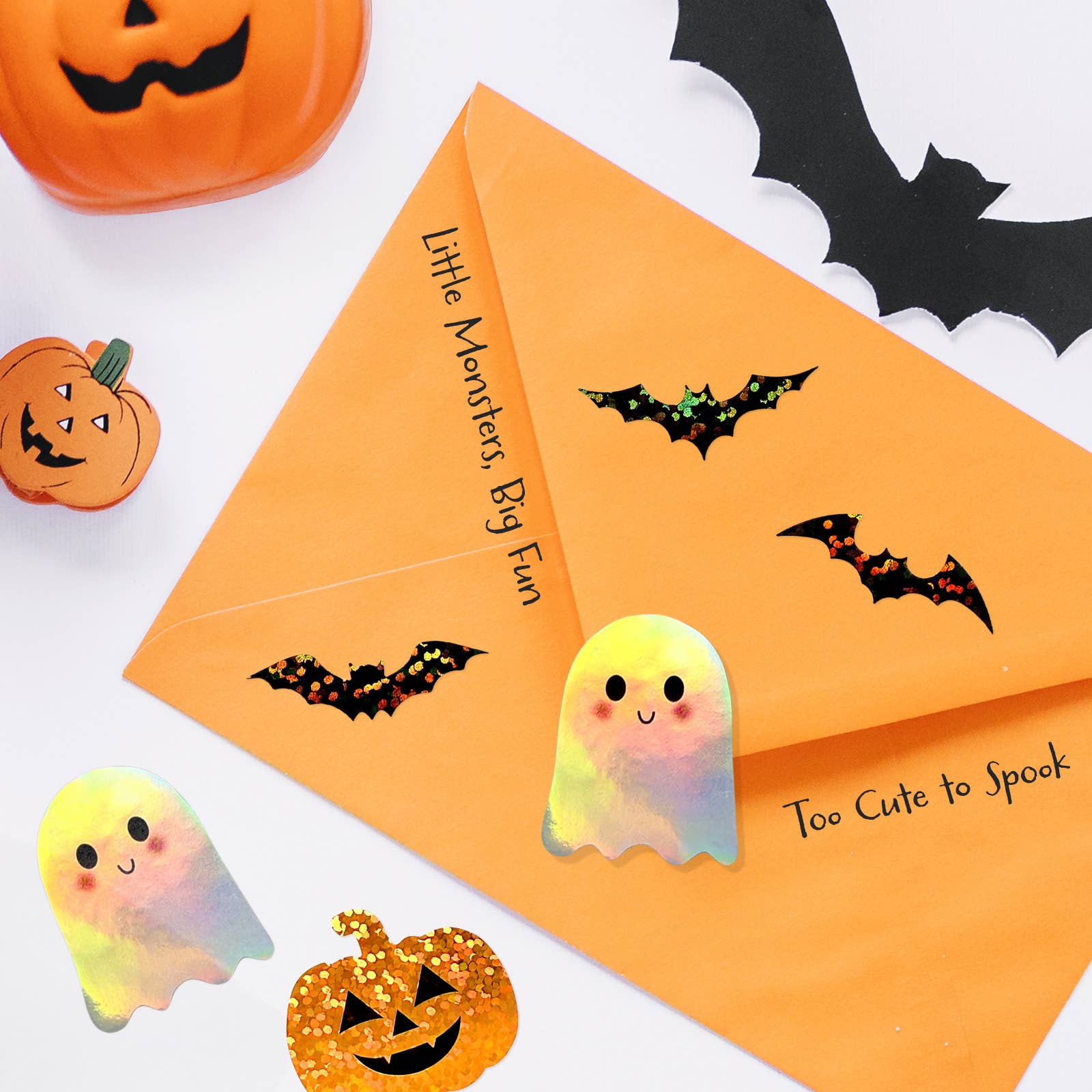Wrapables.com - Wholesale Sticker - Wrapables Holographic Halloween Sticker Roll 500pcs6