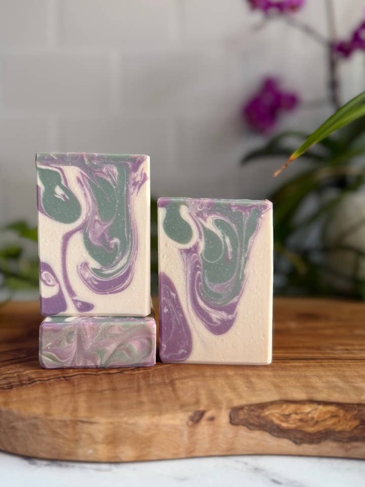 Heathered Hills - Tallow & Goat Milk Soap for wholesale by Juniper & Sage Soap Co. LLC