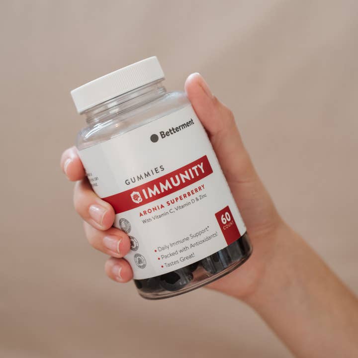 Real Oil – Suplemento/vitamina oral por atacado – Gomas Aronia Berry Super Immunity (50mg) - 60 unidades1