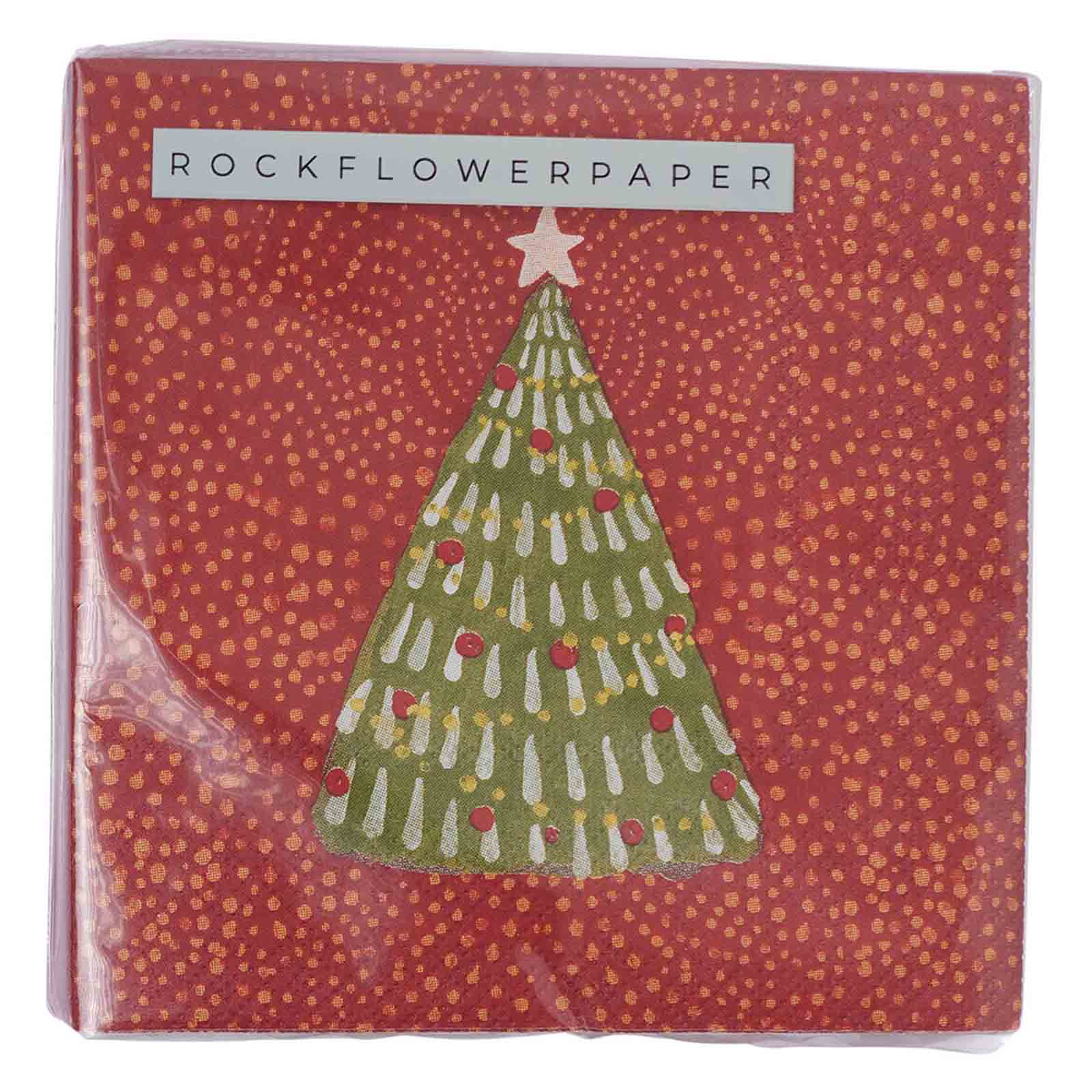 rockflowerpaper - Venta al por mayor Servilletas desechables - Servilletas de cóctel de papel con diseño de filigrana de árbol (paquete de 25)3