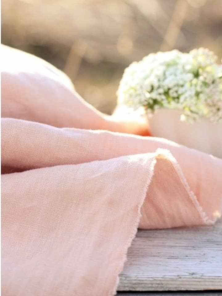 Linen Ring Sling - Peach Glow- Standard - 75"Length for wholesale by Anna + Shay