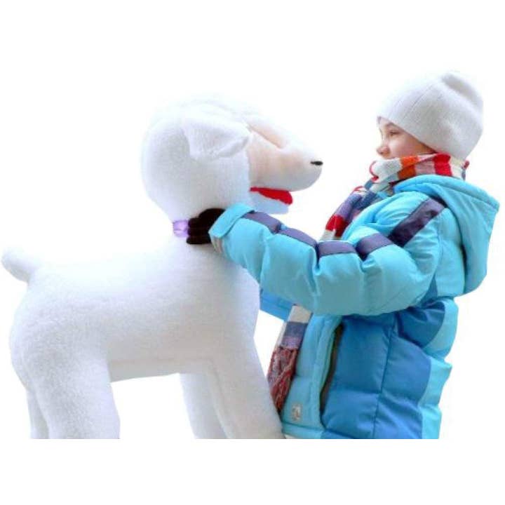 Big Plush - Vente Peluche – enfant et bébé - Agneau géant en peluche de 34 pouces fabriqué aux États-Unis3