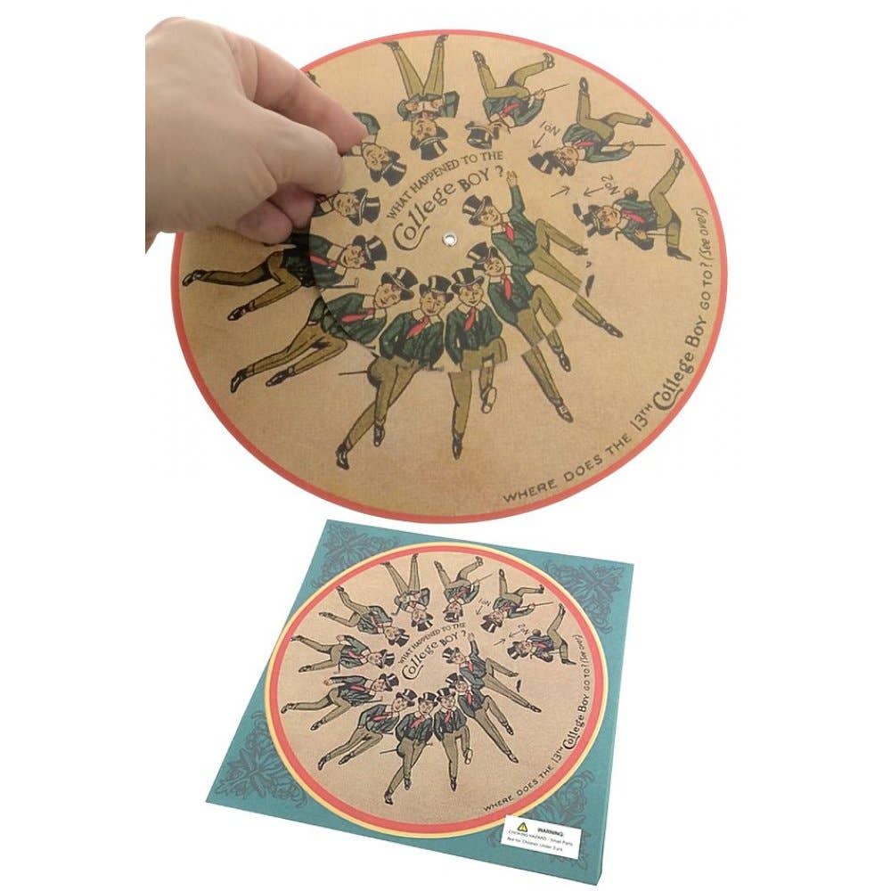 Perisphere & Trylon - Vente Jouet classique – enfant - Roue d’illusion optique garçon de collège qui disparaît1