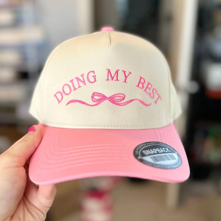 Southern N Savvy - Wholesale Baseball Cap - Women's - Doing my Best Embroidered Hat