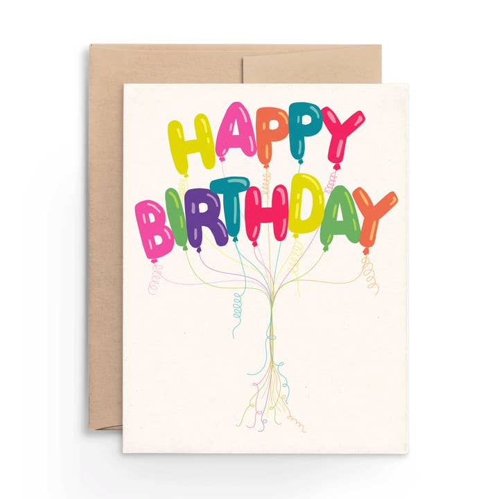 Balão Feliz Aniversário Cartão Bunch por atacado de Happy People Paper Goods