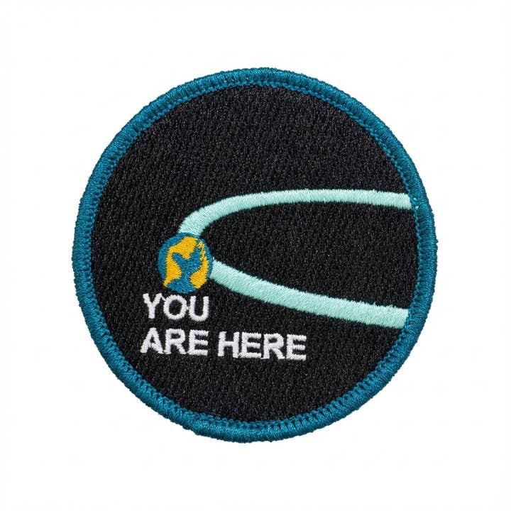 You Are Here Patch for wholesale by Strike Gently