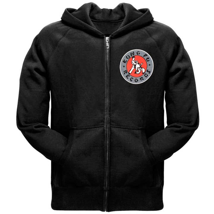 Kung Fu Records - Logo Men's Zippered Hoodie for wholesale by Official Store